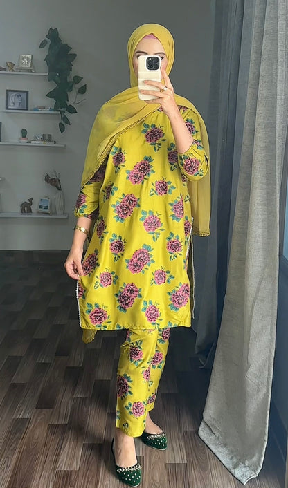 Gulaab Printed Co-Ords – Stylish Print with a Touch of Elegance