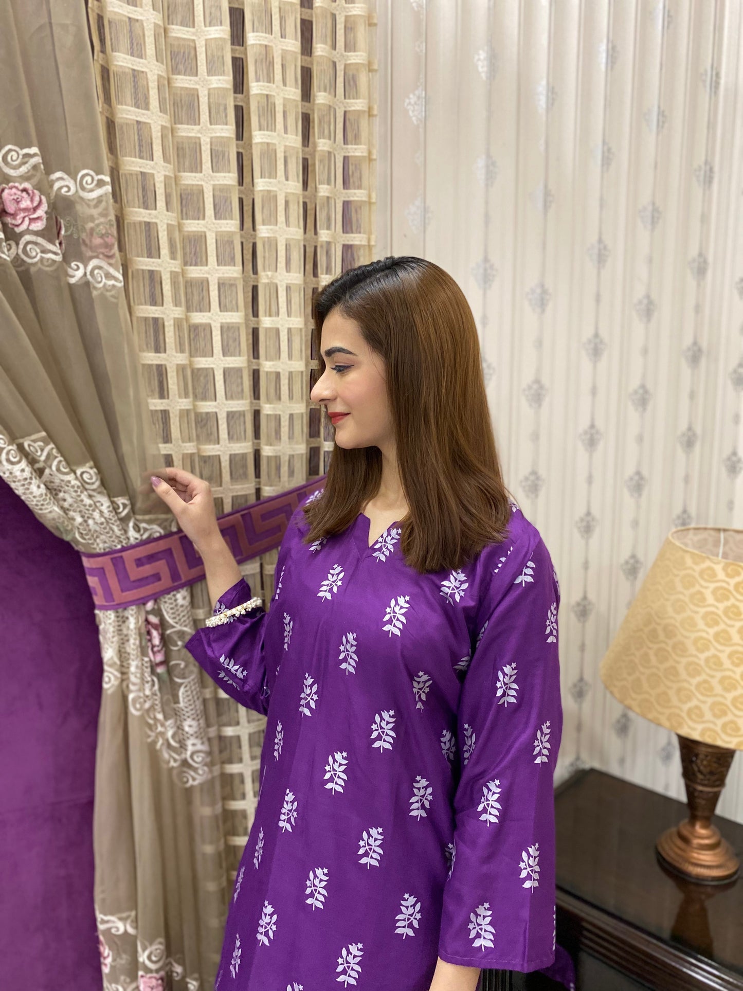 Saleha Printed Co-Ords – Stylish Print with a Touch of Elegance