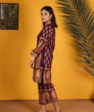 "Digital Block Printed Stitched Kurta & Trouser"