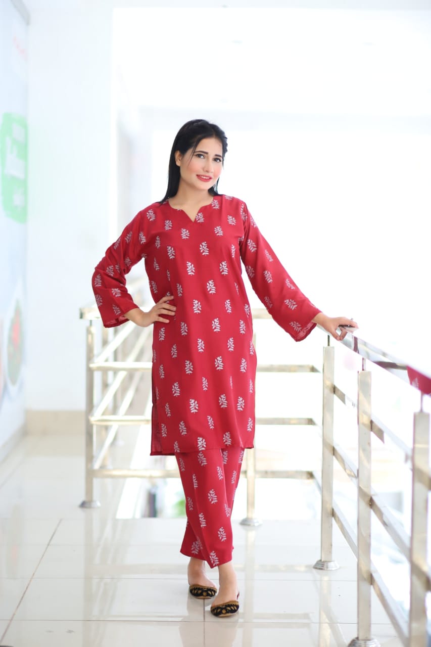 Saleha Printed Co-Ords – Stylish Print with a Touch of Elegance