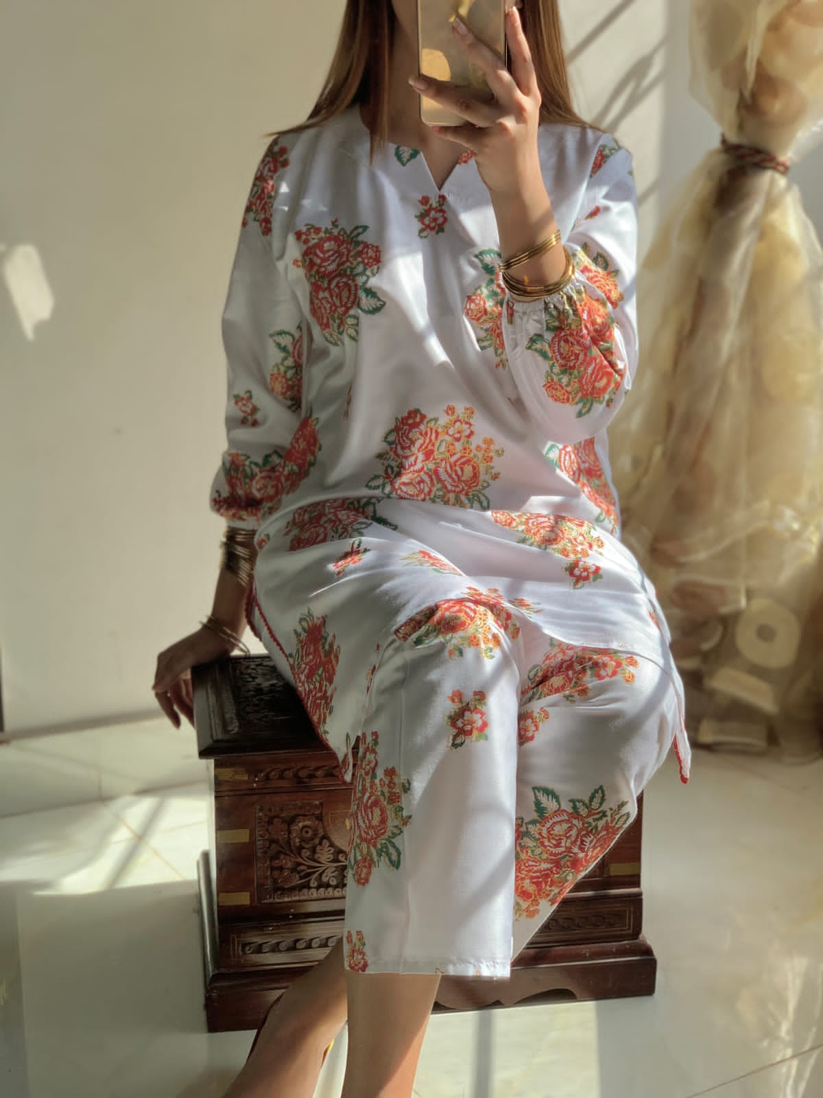 New Gulaab Print Dress – Chic Floral Pattern for Every Occasion