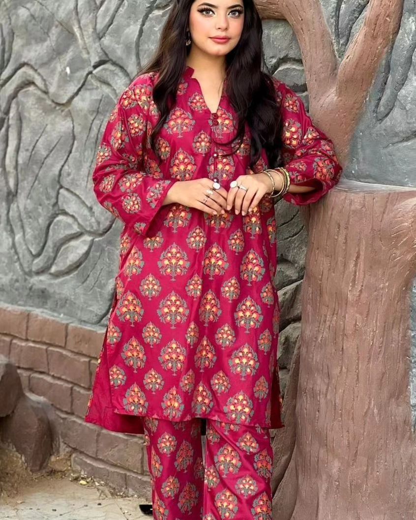 Elegant Eid Rang Keyseria 2-Piece Set