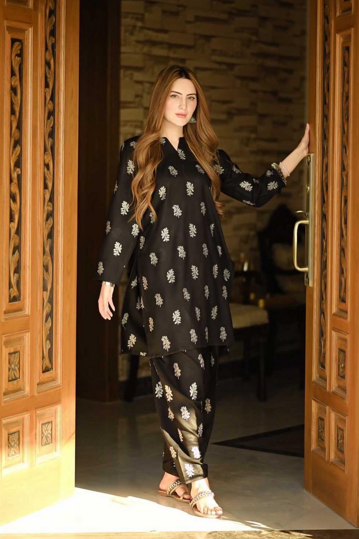 Saleha Printed Co-Ords – Stylish Print with a Touch of Elegance